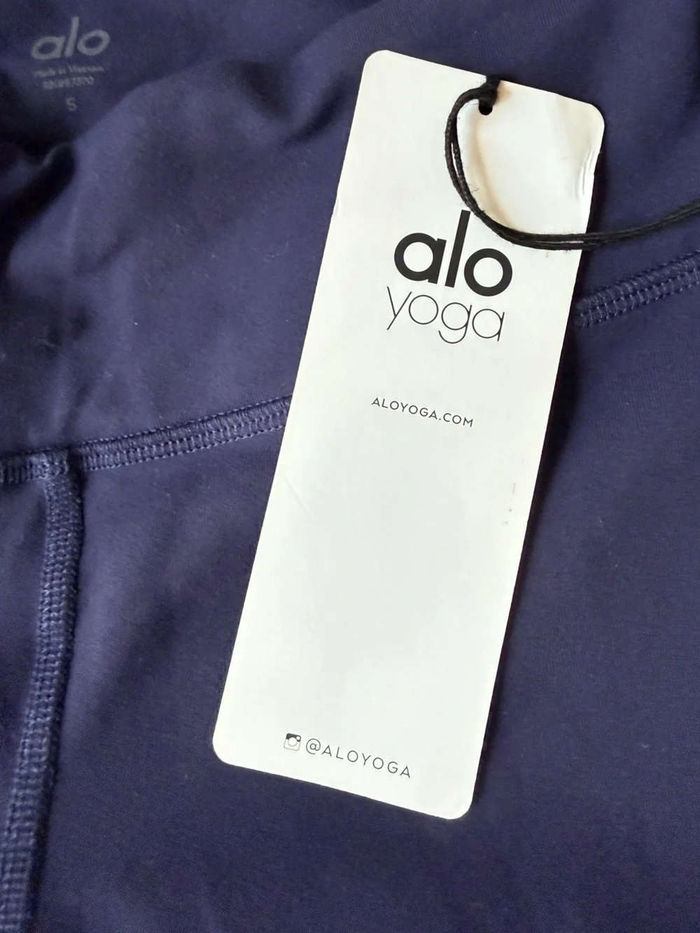Alo Yoga Navy Blue Entwine Leggings - Small - New w/Tags